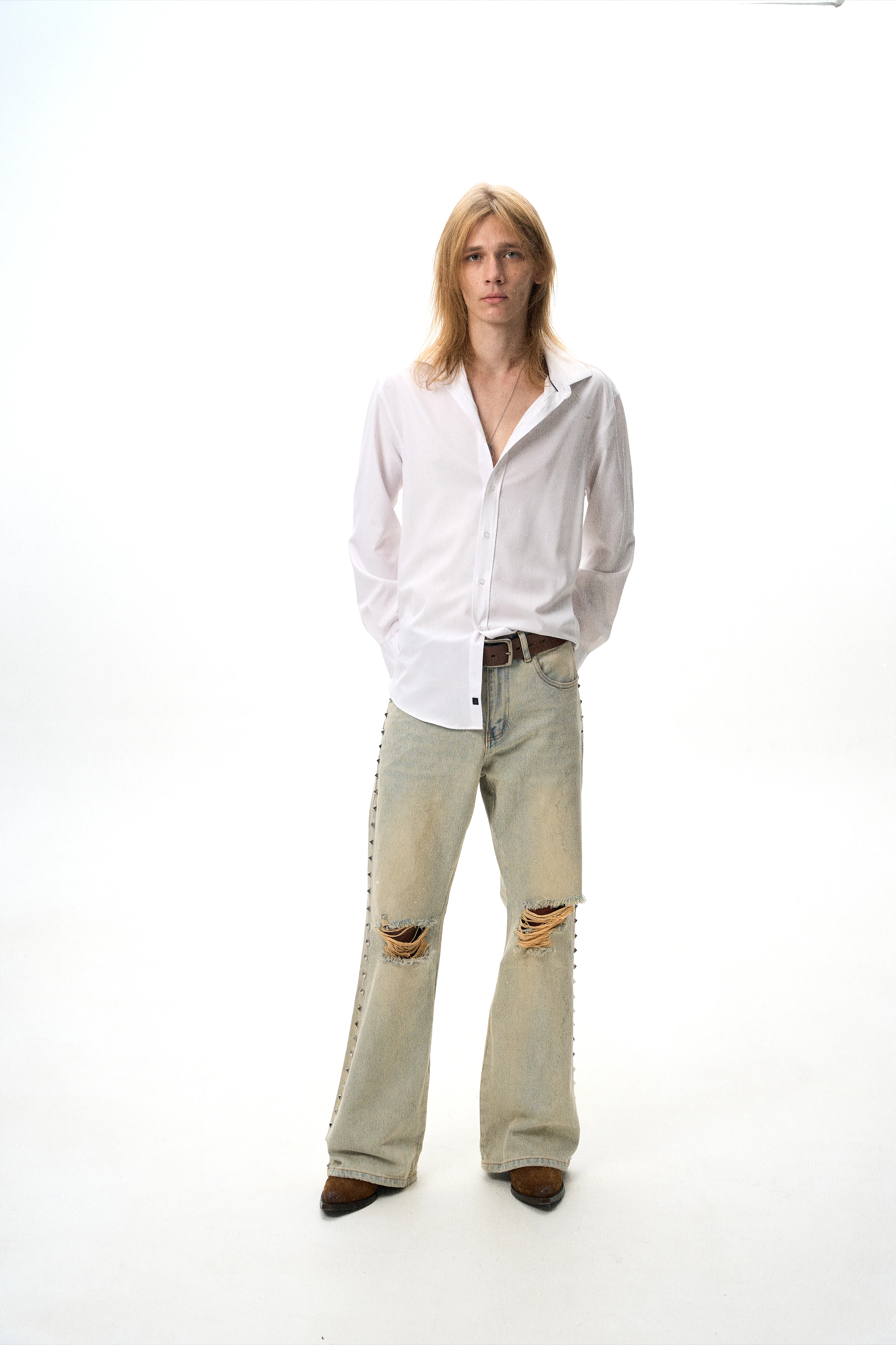 '85 FLARED DENIM [LIGHT WASH] - Image 5
