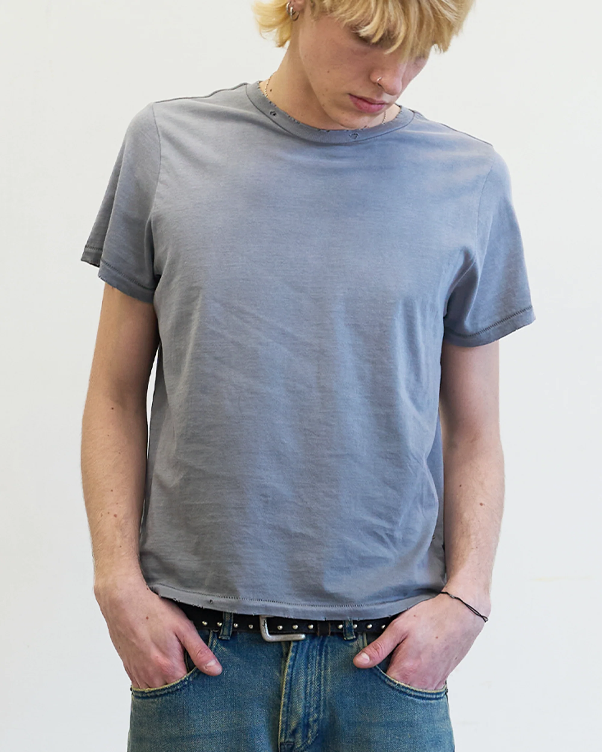 BEATNIK TEE [SUNBEAT GREY] - Image 7