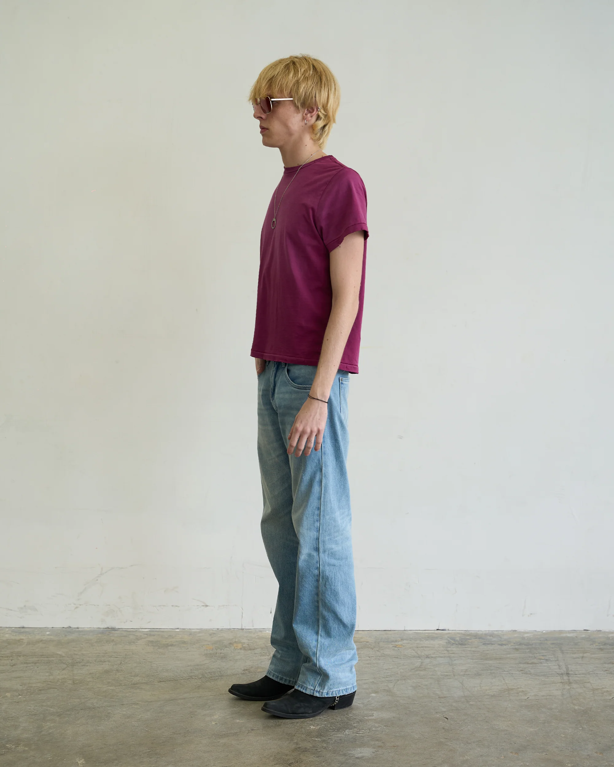BEATNIK TEE [SUNBEAT PLUM] - Image 4