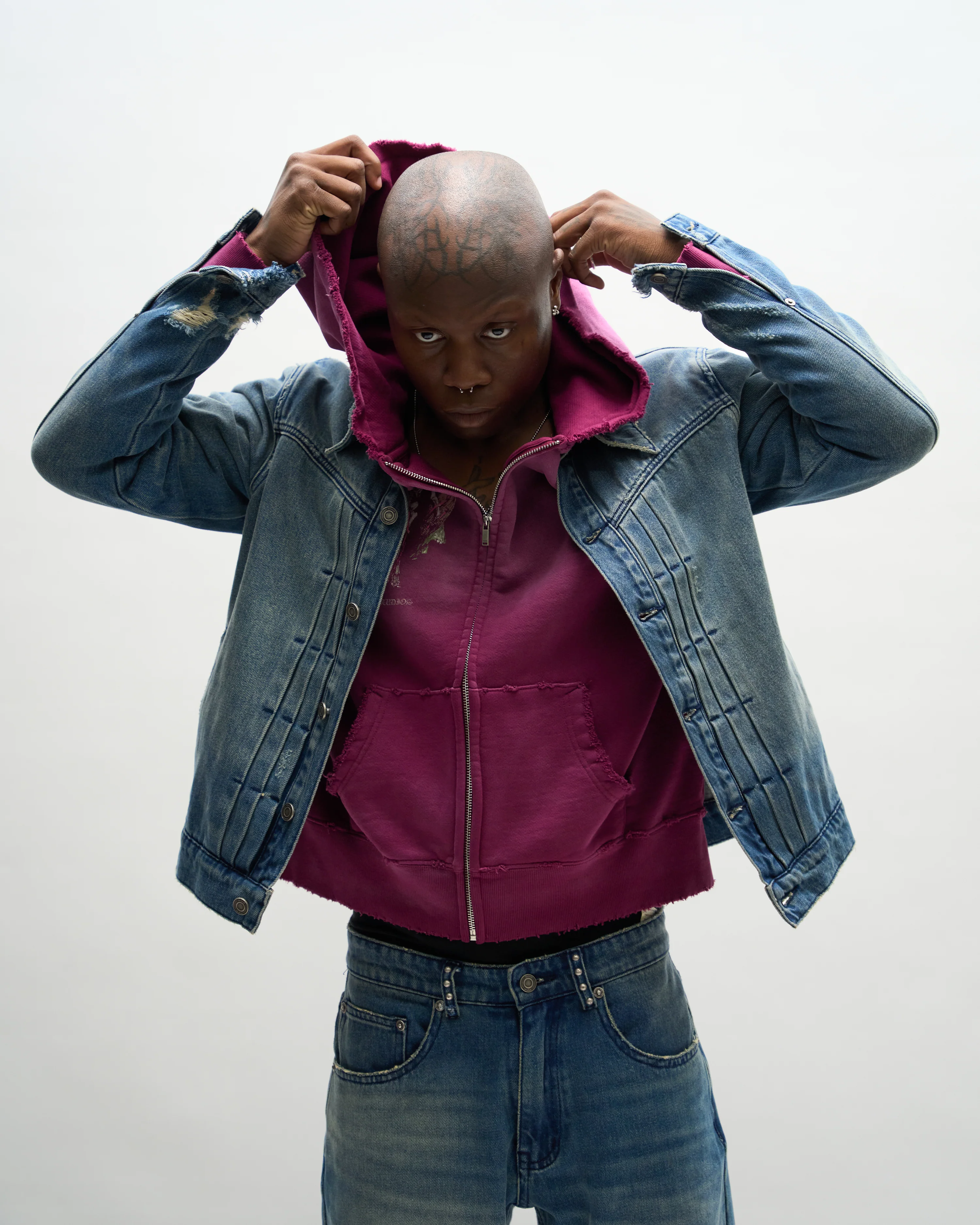 BONES ZIP UP [SUNBEAT PLUM] - Image 7