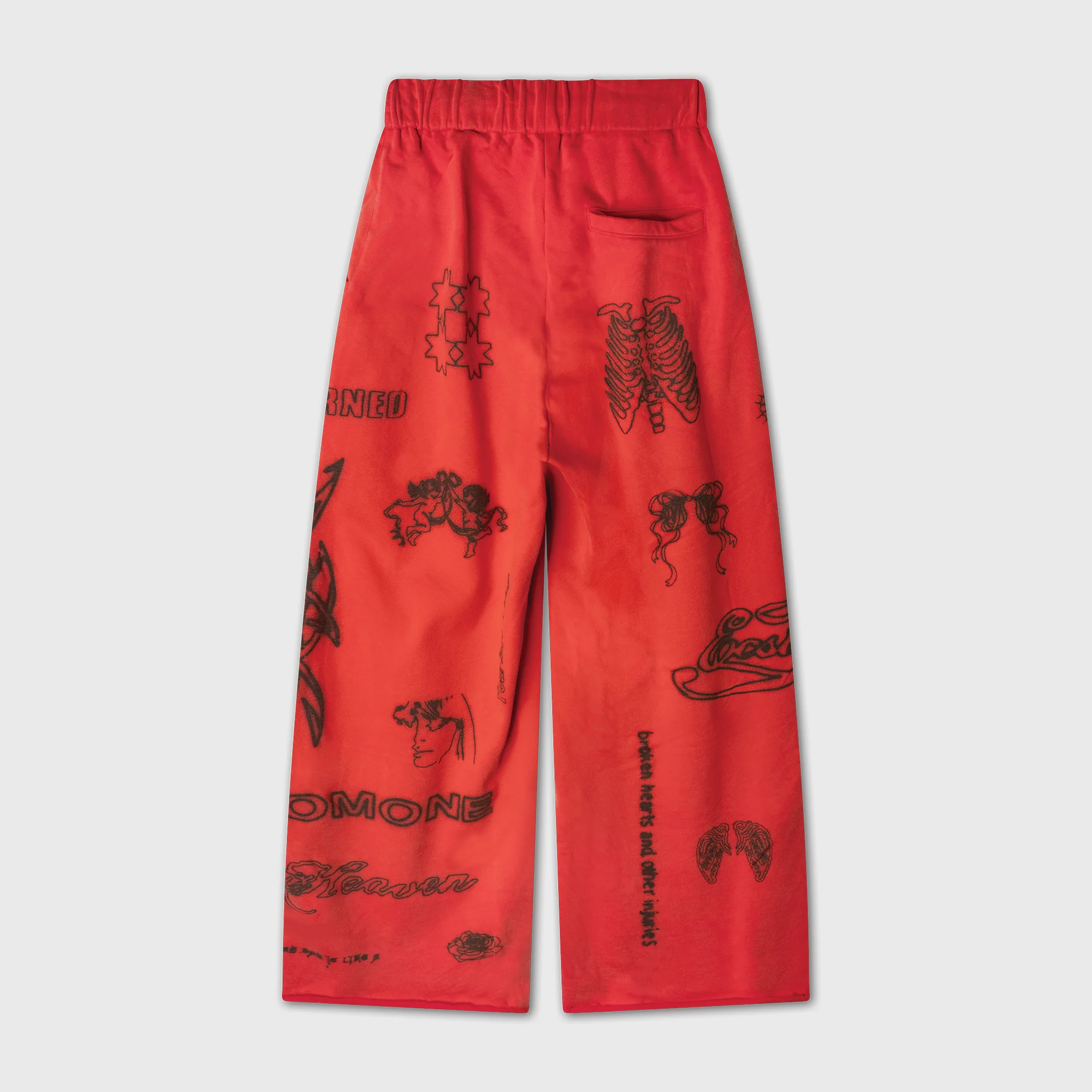 SKIN DEEP SWEATPANTS [RED] - Image 3