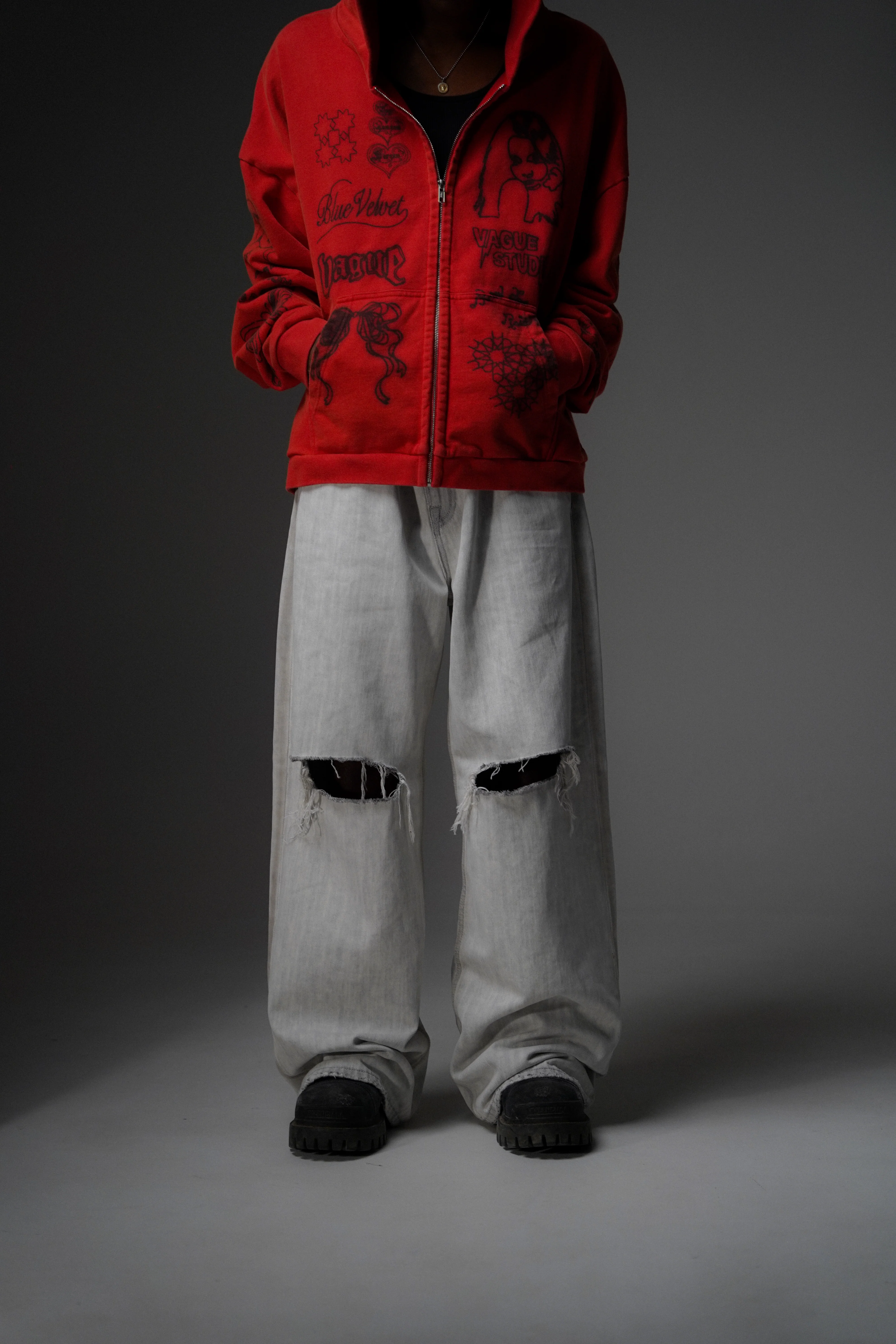 SKIN DEEP ZIP UP [RED] - Image 10