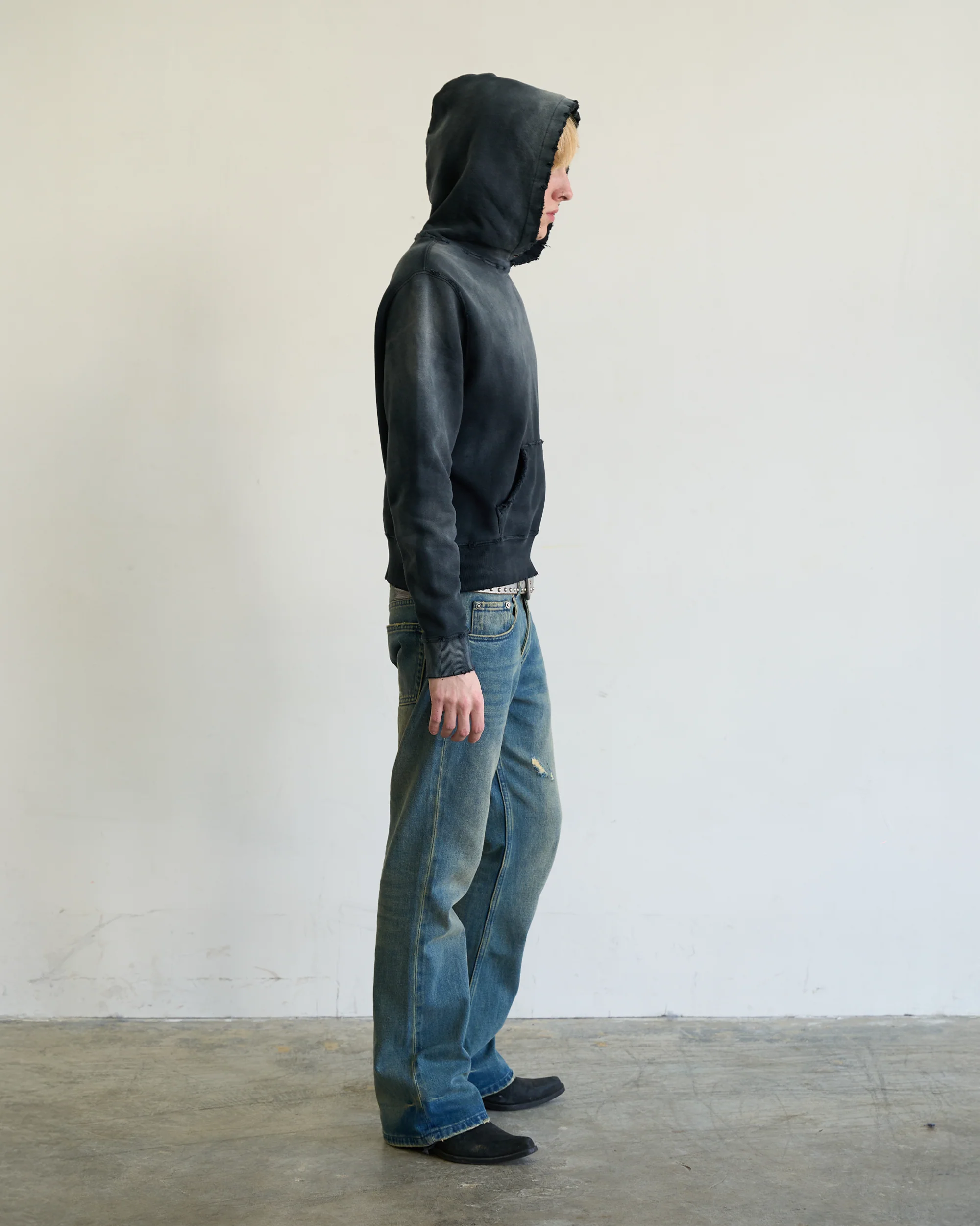 STUDIO HOODIE [SUNBEAT BLACK] - Image 5