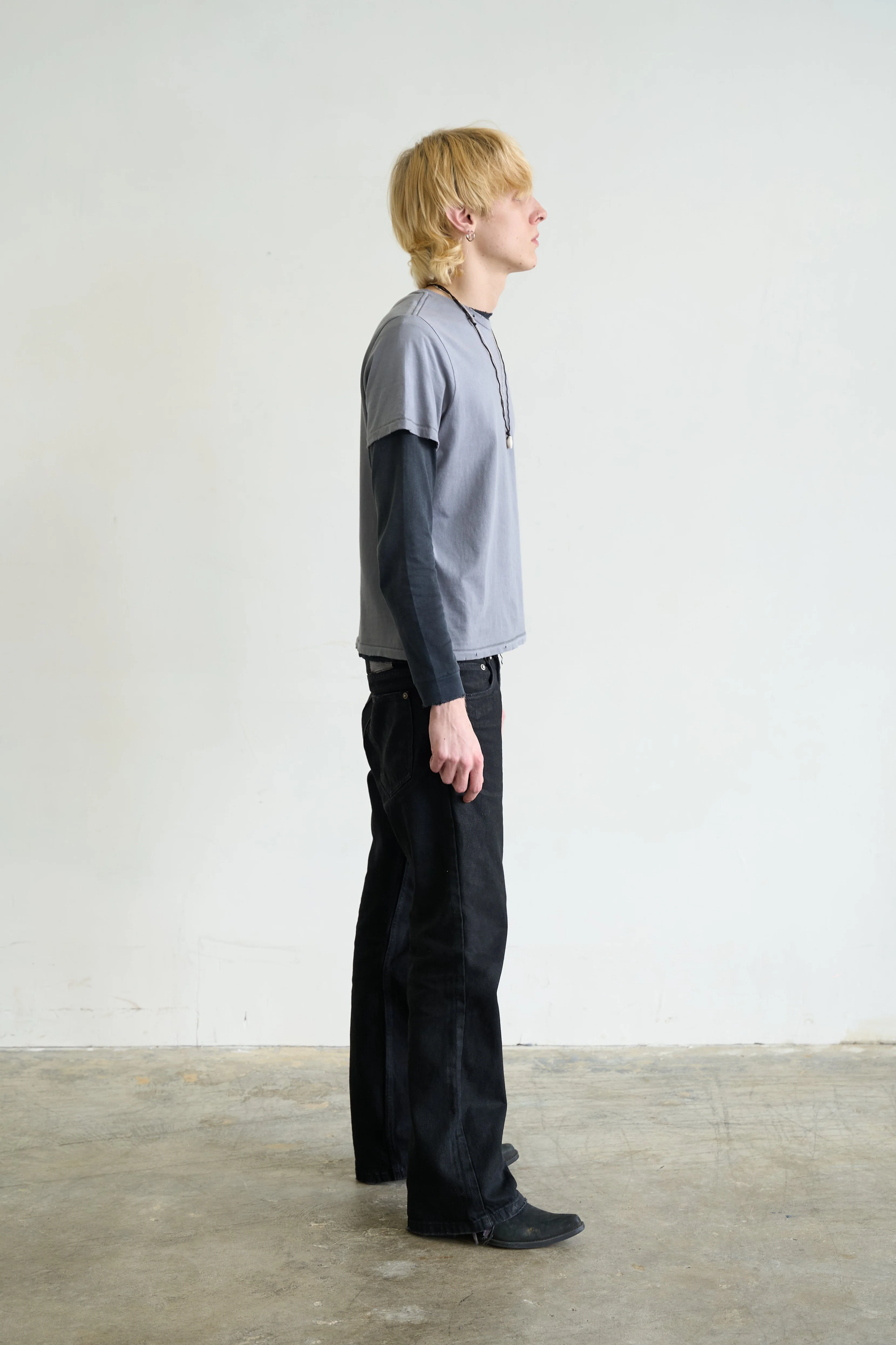 BEATNIK TEE [SUNBEAT GREY] - Image 5