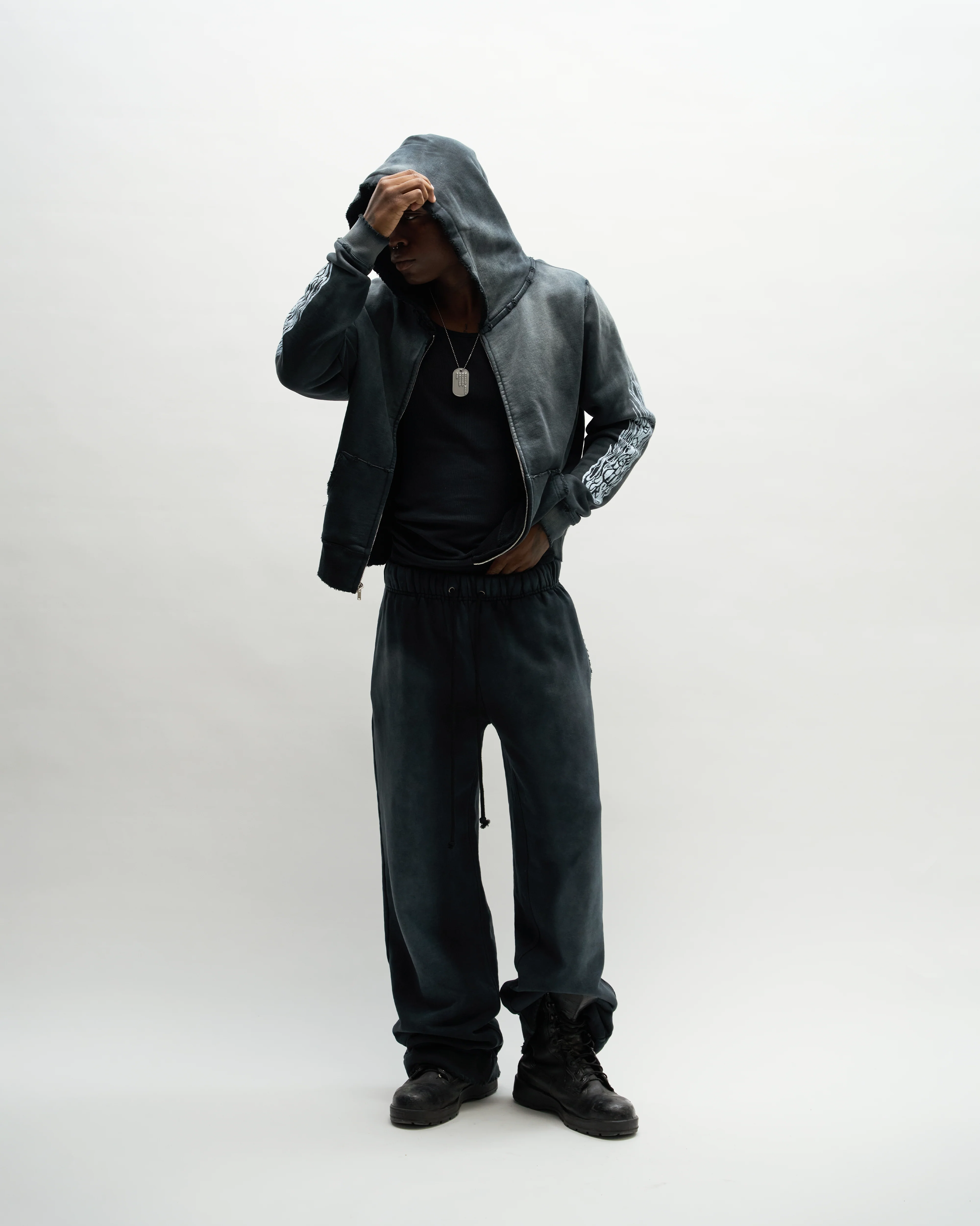 STUDIO SWEATPANTS [SUNBEAT BLACK] - Image 8