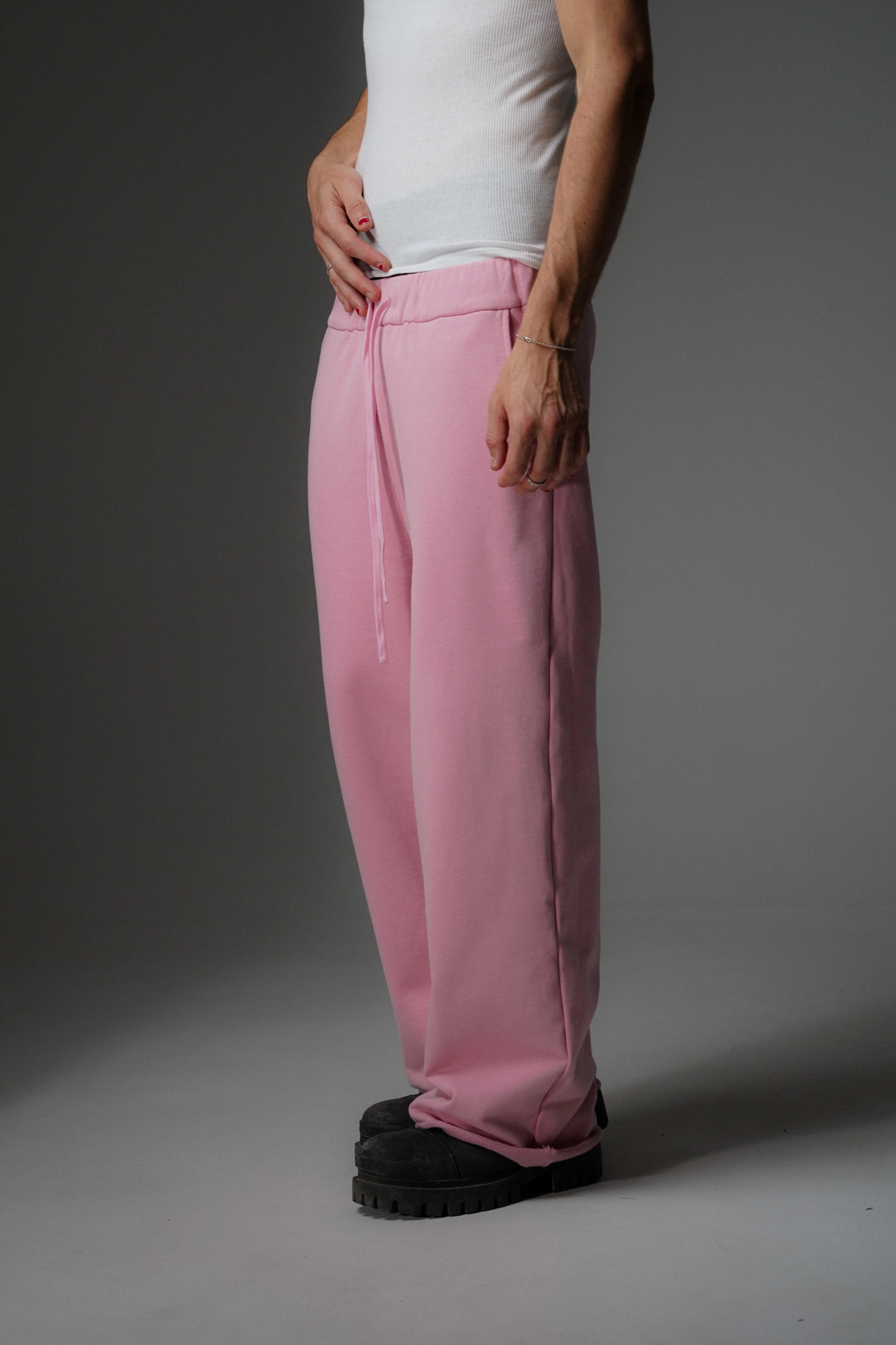 STUDIO SWEATPANTS [VINTAGE PINK] - Image 3