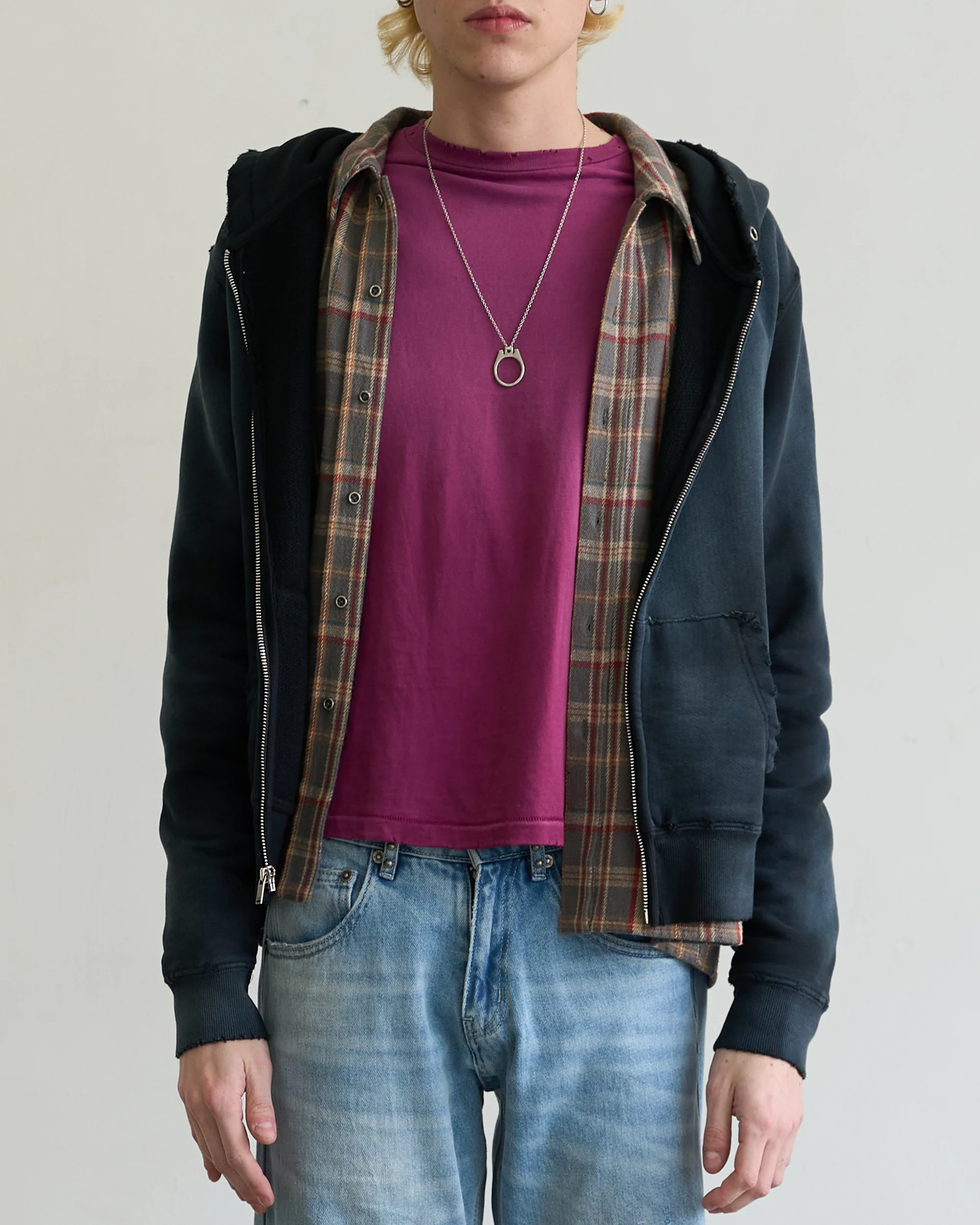 STUDIO ZIP-UP [SUNBEAT BLACK] - Image 5