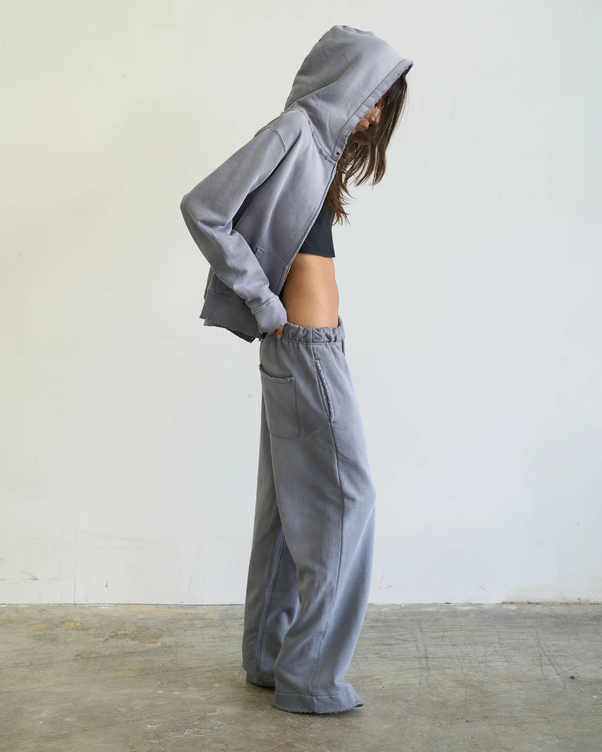 STUDIO ZIP-UP [SUNBEAT GREY] - Image 4
