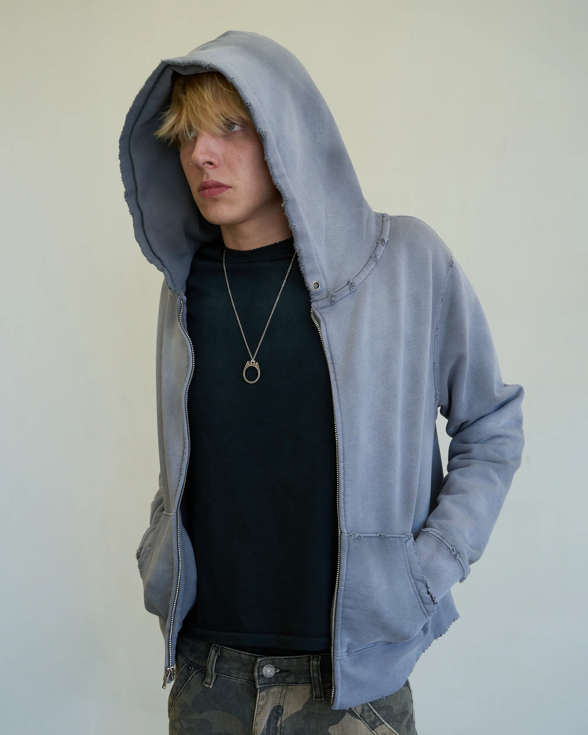 STUDIO ZIP-UP [SUNBEAT GREY] - Image 6