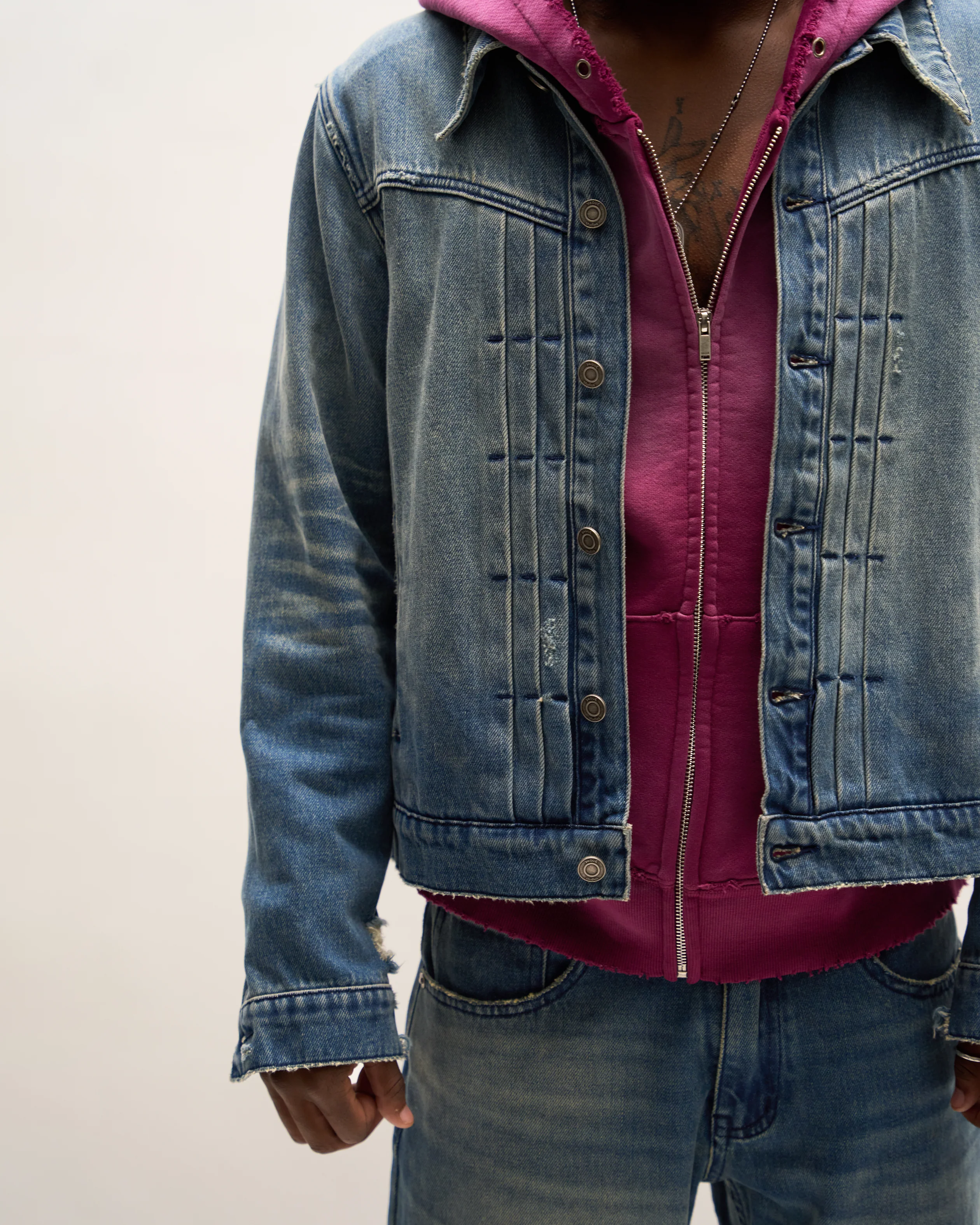 TYPE 1 DENIM JACKET [STONES' WASH] - Image 8
