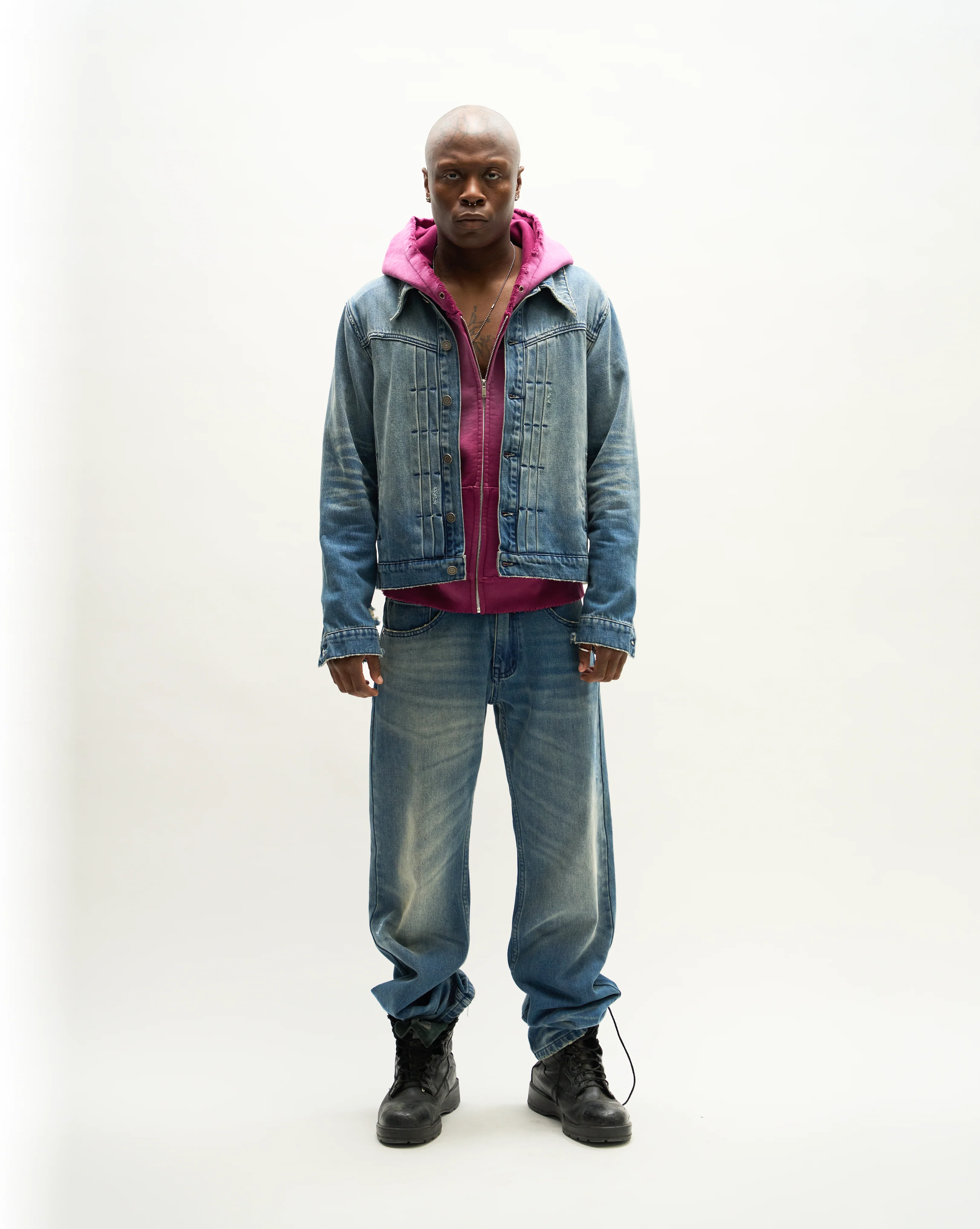 TYPE 1 DENIM JACKET [STONES' WASH] - Image 9
